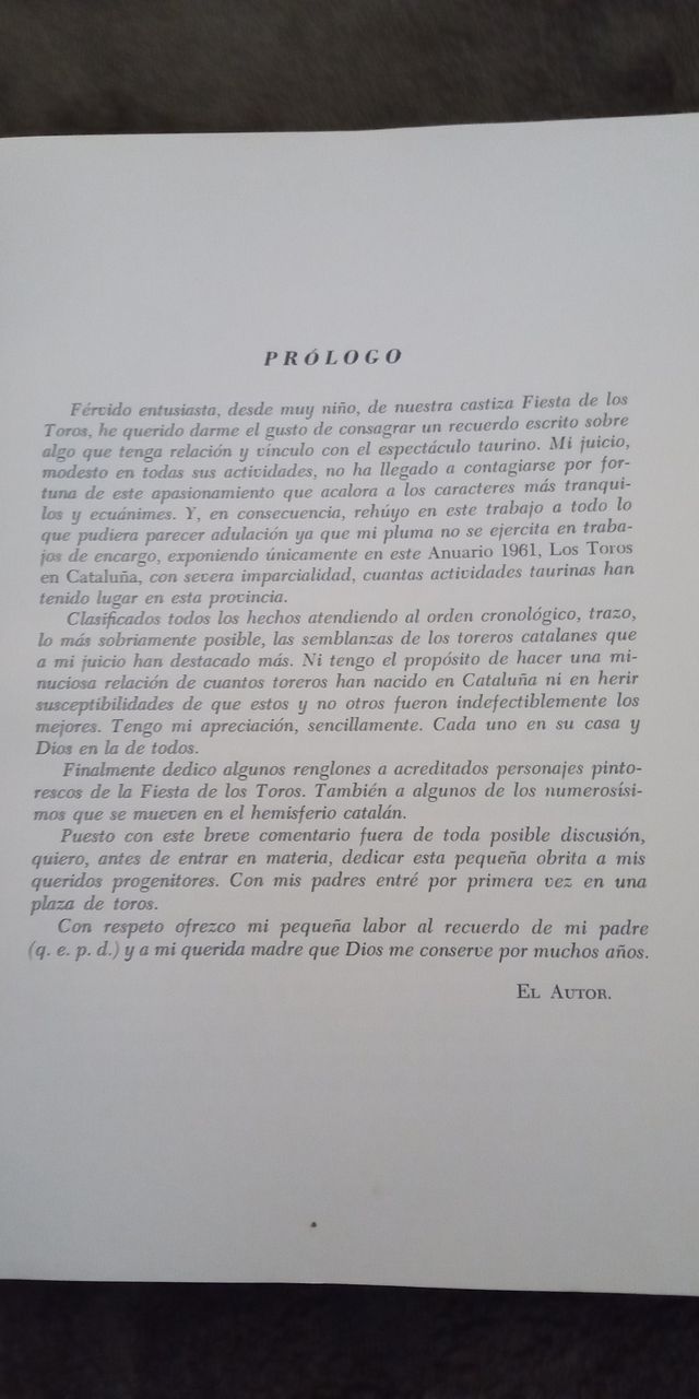 LIBRO LOS TOROS EN CATALUÑA