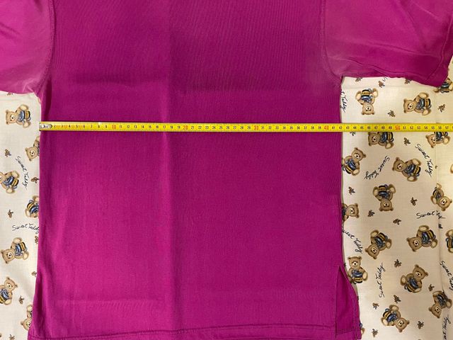 Maglietta color ciclamino in seta