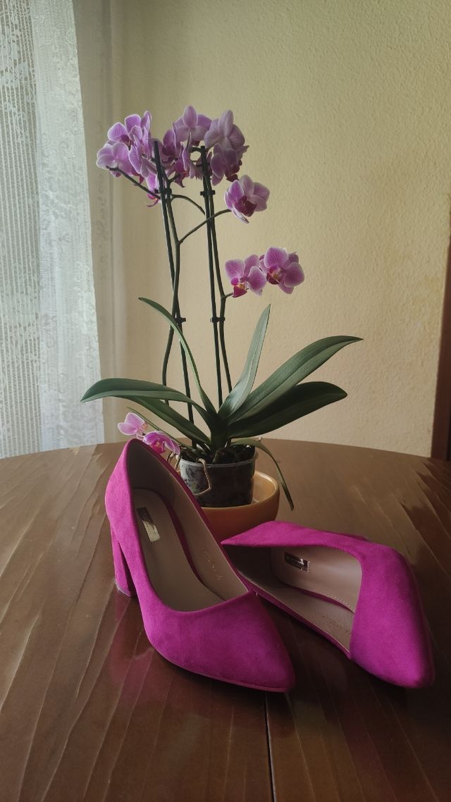 Tacones fucsia