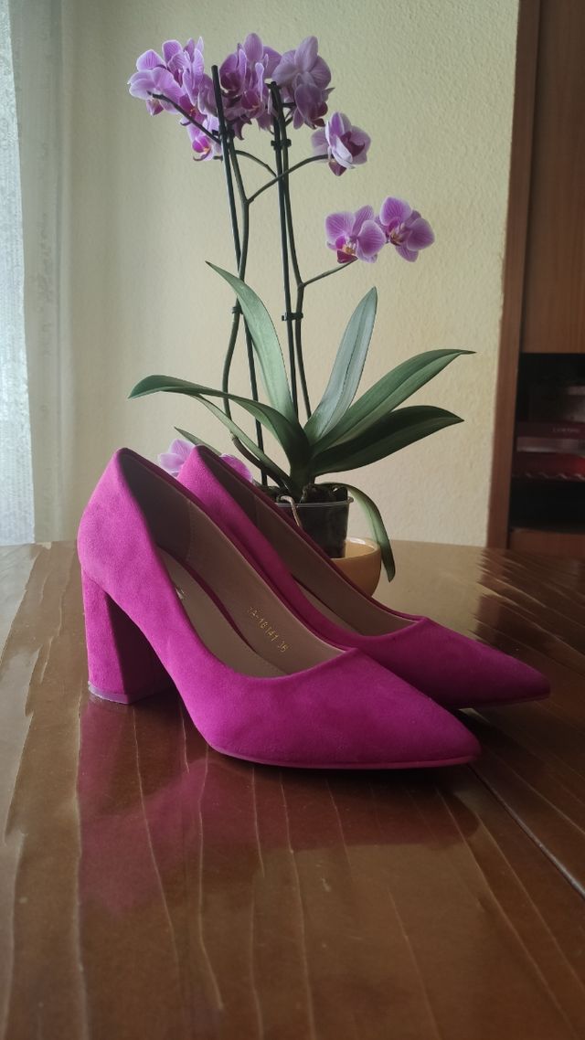 Tacones fucsia