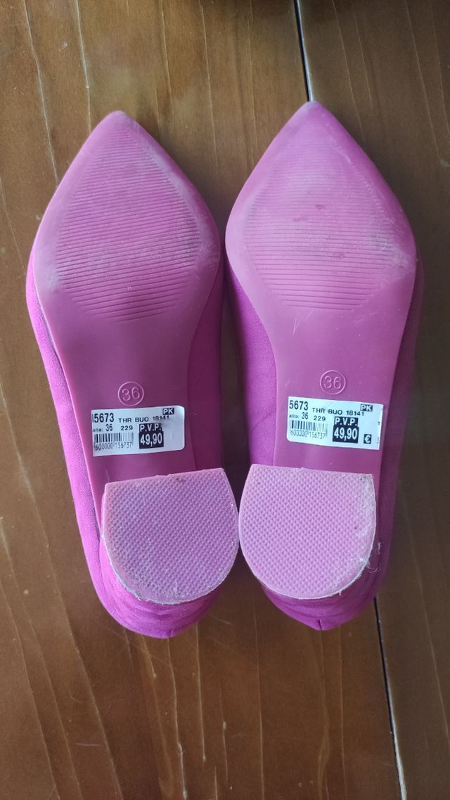 Tacones fucsia