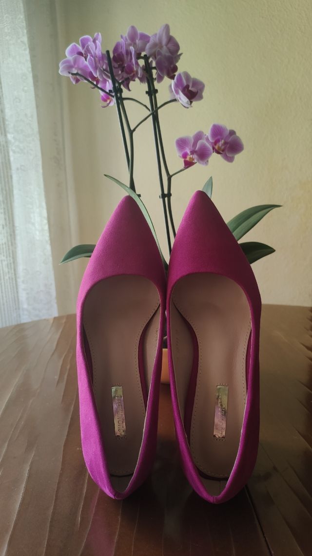 Tacones fucsia