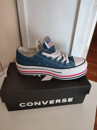 Converse plataforma de segunda mano en WALLAPOP