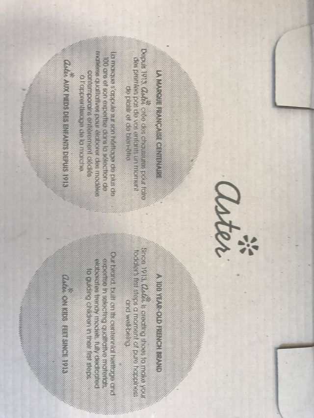 Pepitos niño rojos Aster