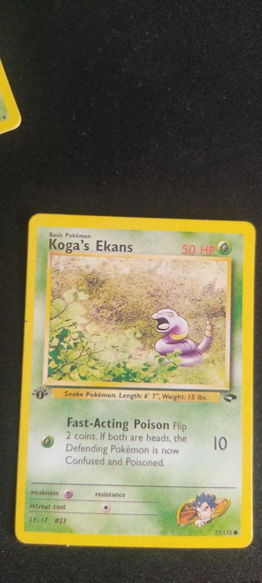 CARTAS DE POKEMON ANTIGUAS VERDADERA