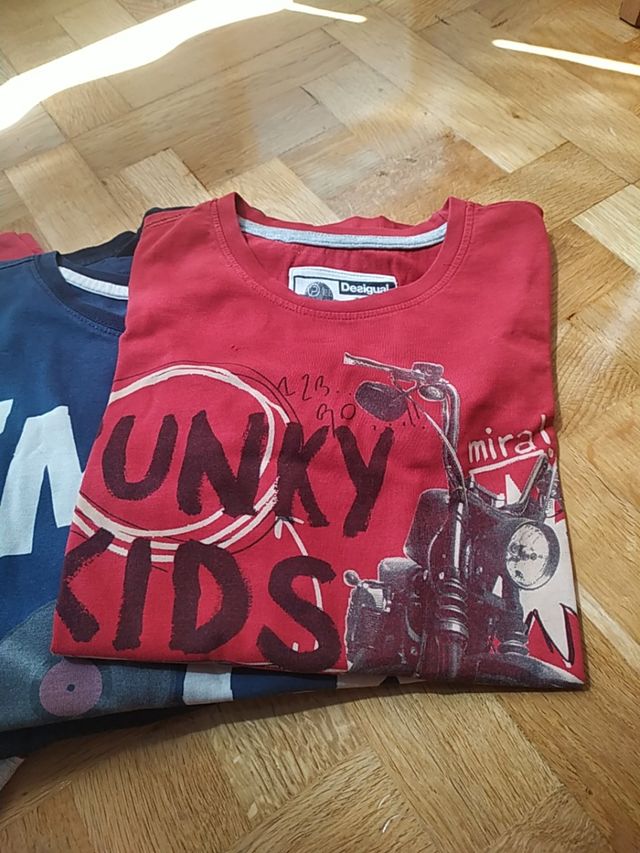 Lote 5 camisetas manga larga Talla 11 Niño