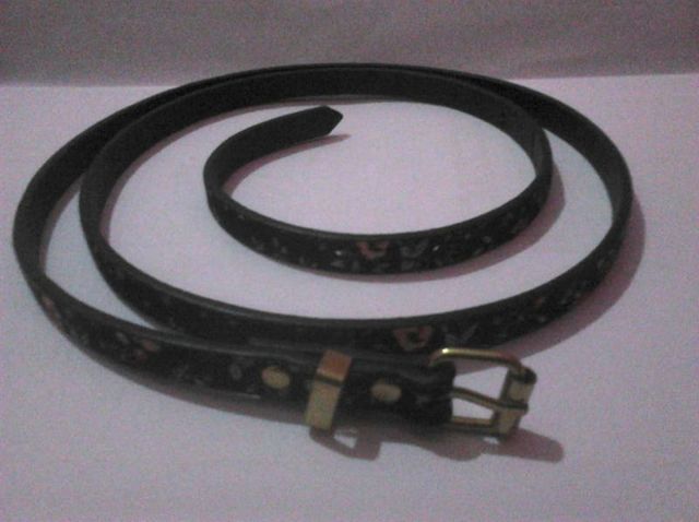 Cinturón estampado floral