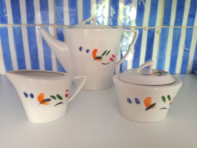 Set caffè/set con piatto per pasta+regalo.