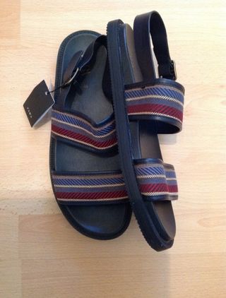 Sandalias Zara hombre de segunda mano en WALLAPOP