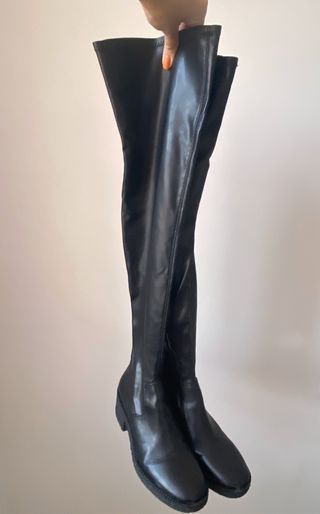 Botas altas Zara de segunda mano en WALLAPOP