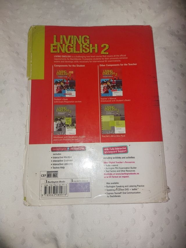 libro inglés 2°bachillerato
