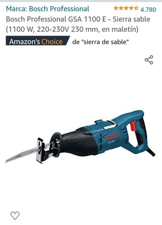 Sierra Sable de segunda mano en WALLAPOP