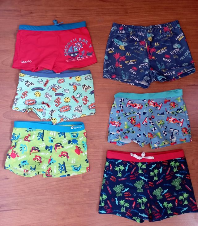 bañador slip niño (15€/6 bañadores) 4/5 años