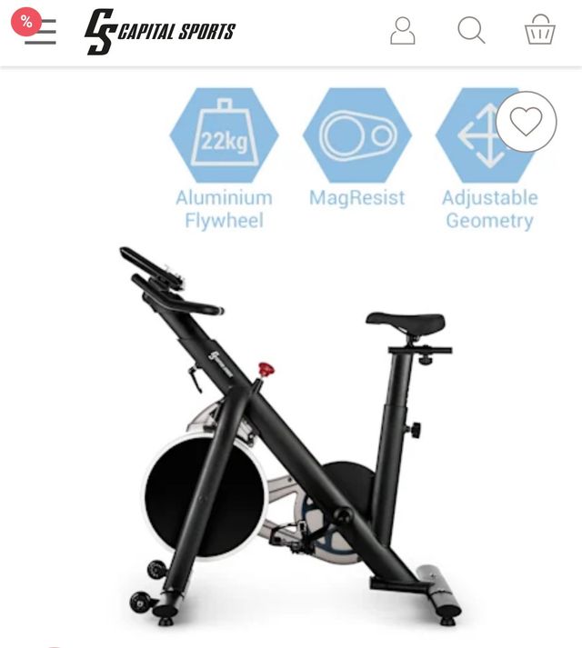 Bicicleta estática Capital Sports