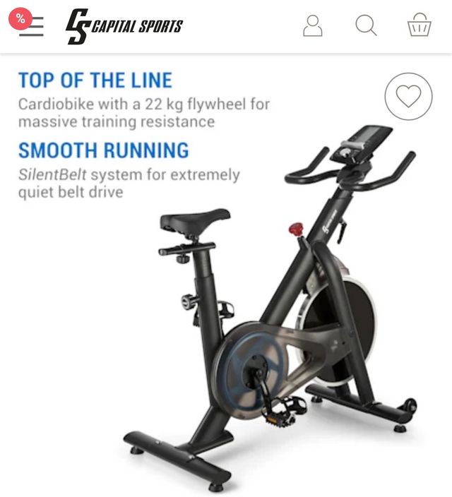 Bicicleta estática Capital Sports