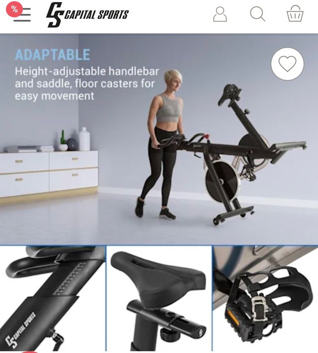 Bicicleta estática Capital Sports