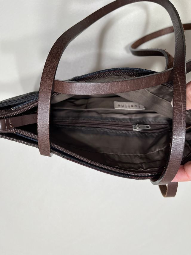 Bolso tela combinada