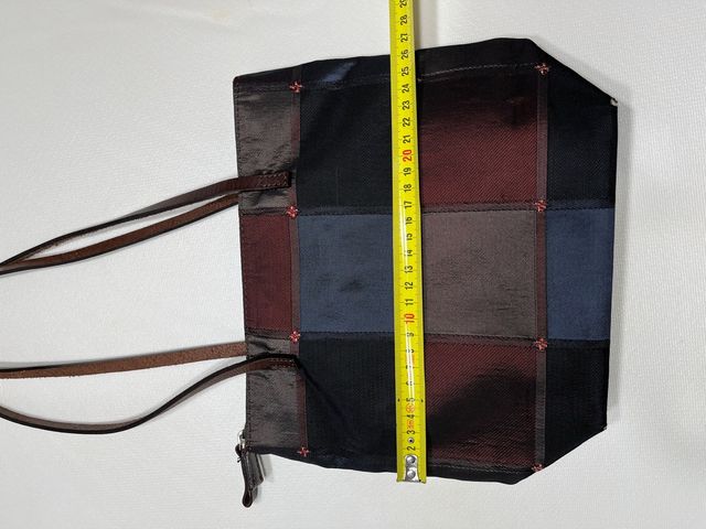 Bolso tela combinada