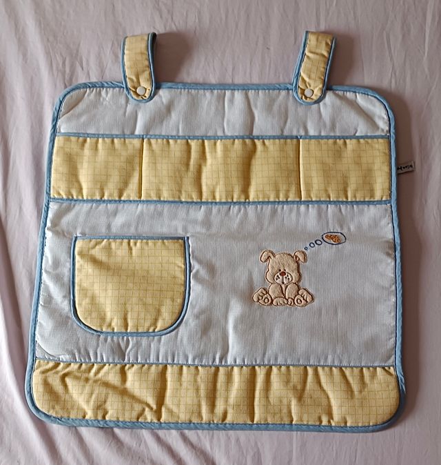 Juego de colcha y paragolpes de cuna infantil