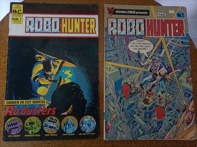 2 TEBEOS ROBO HUNTER