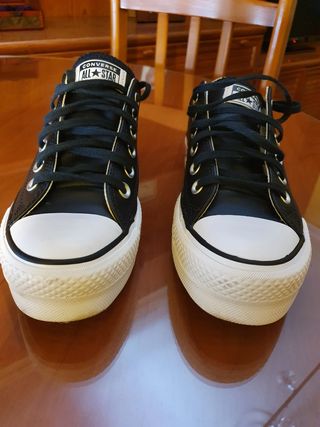 Zapatillas Converse con plataforma talla 38 de segunda mano por 60 EUR en  Ciudad Real en WALLAPOP