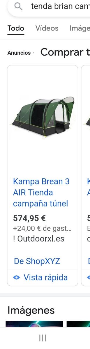 Tienda de campana Kampa Brean 3
