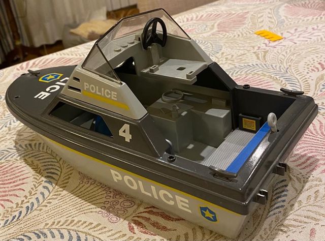 LANCHA DE POLICIA DE PLAYMOBIL 