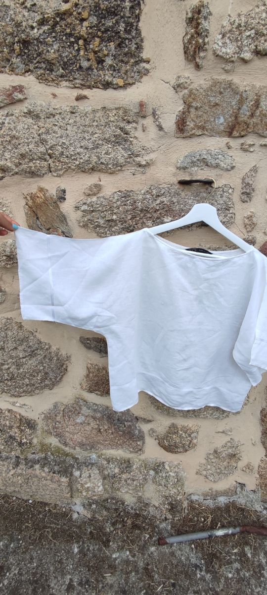 Blusa blanca de Zara