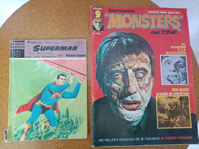 SUPERMAN Y MONSTER DE CINE