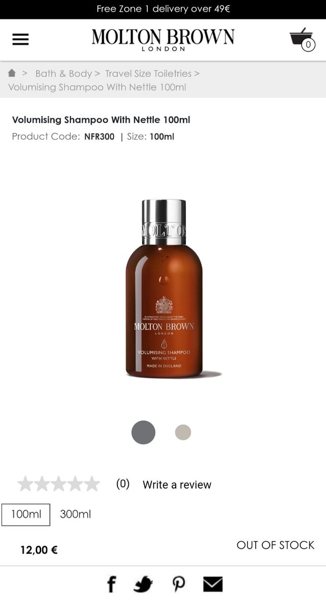 MOLTON BROWN champú