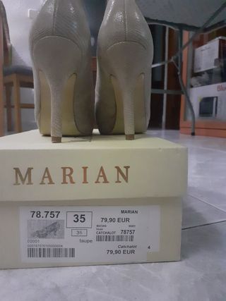 Sandalias de fiesta poco tacón de segunda mano en WALLAPOP