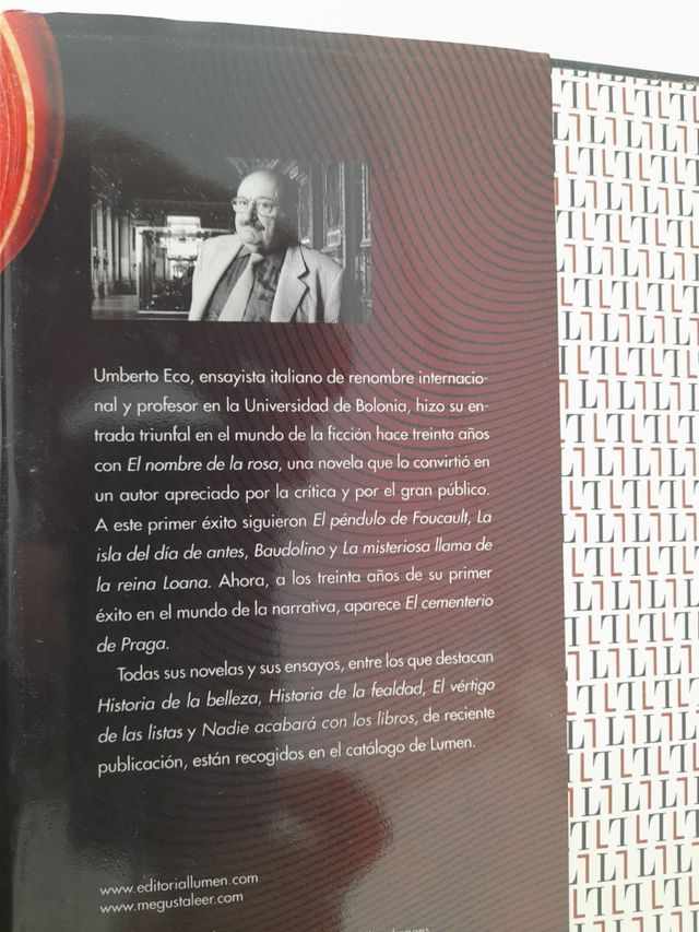 El cementerio de Praga, umberto eco