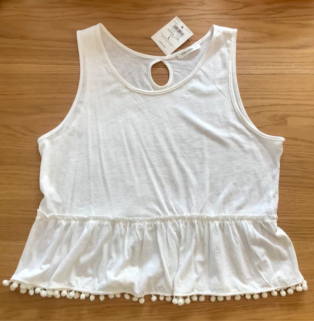 Camiseta con borlas - sin estrenar