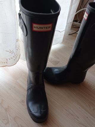 Botas Hunter mujer de segunda mano en WALLAPOP