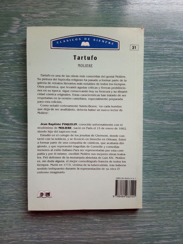 Libro Tartufo Molière