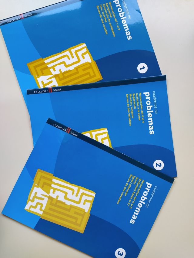 Cuadernillos de problemas educación infantil