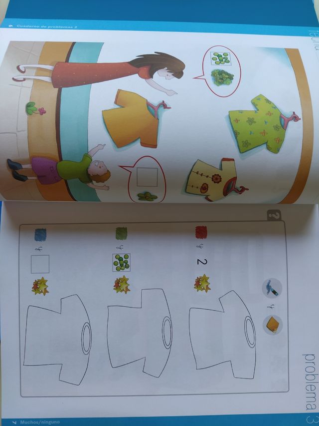 Cuadernillos de problemas educación infantil