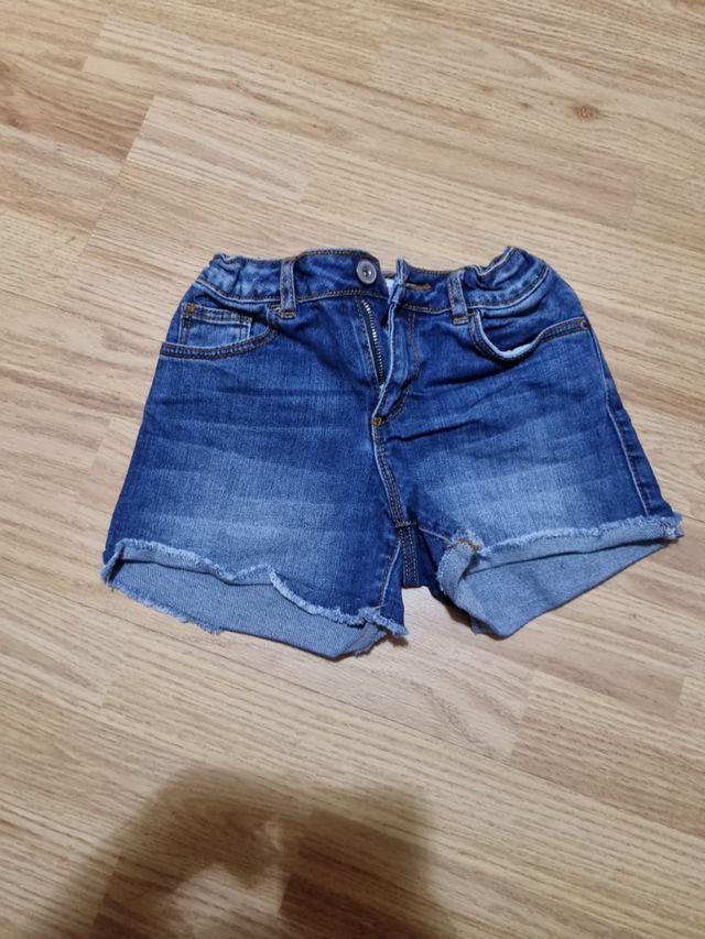 pantalon niña corto vaquero