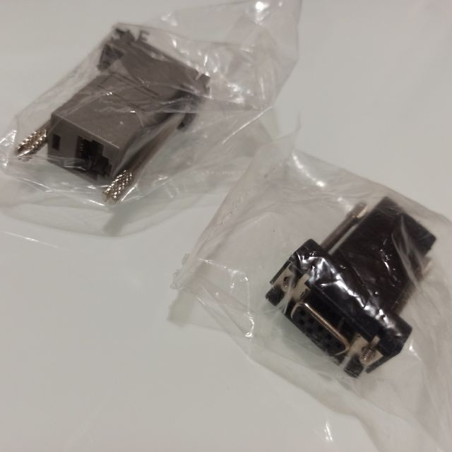 Adaptador 9 pines RS232 hembra a RJ45