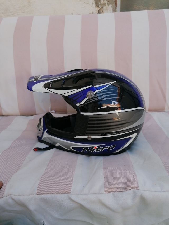 casco motocros talla S