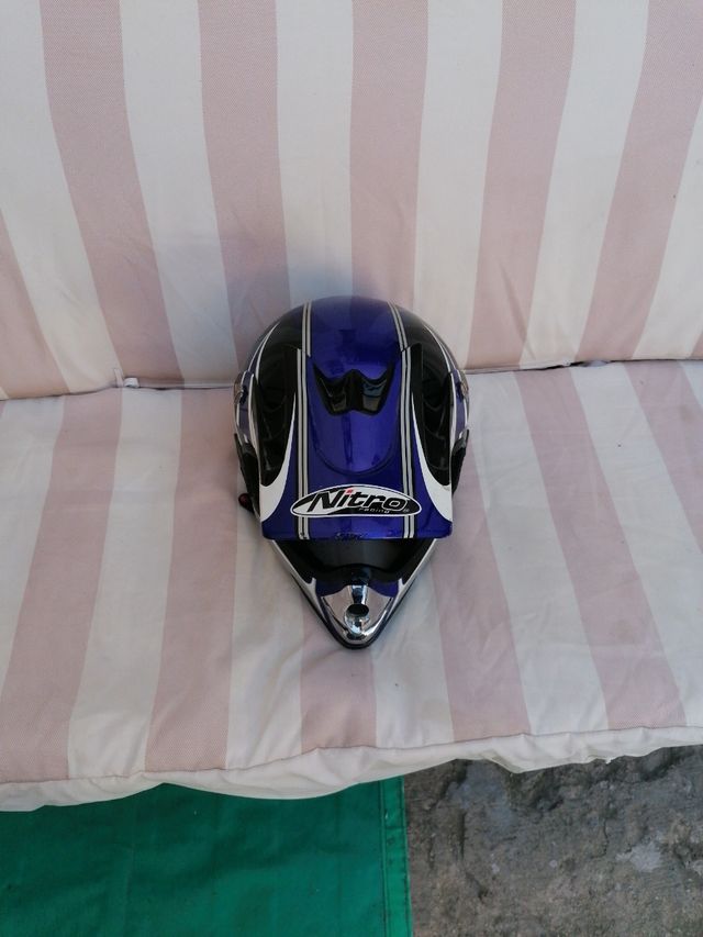 casco motocros talla S