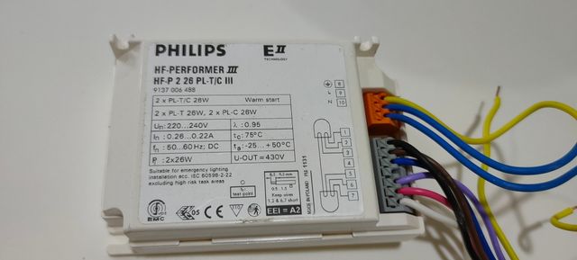 dos focos de cuarto de baño luz neutra Philips