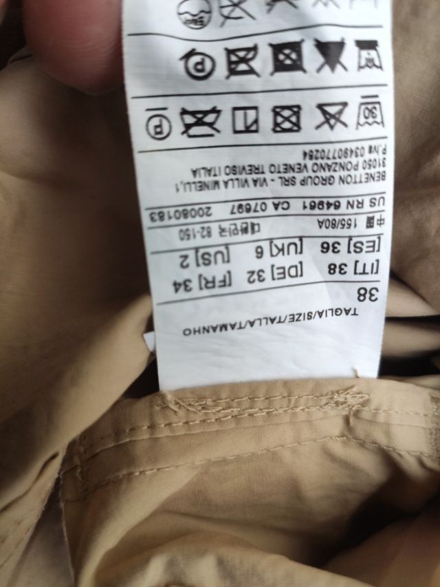 camicia donna giacca Benetton Nuova taglia 38