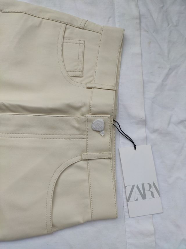 gonna pelle donna Zara nuovo cartellino xs