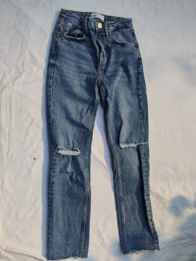 pantaloni donna jeans Zara taglia 32
