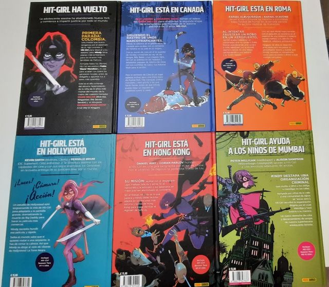 Hit Girl está en (6 tomos)