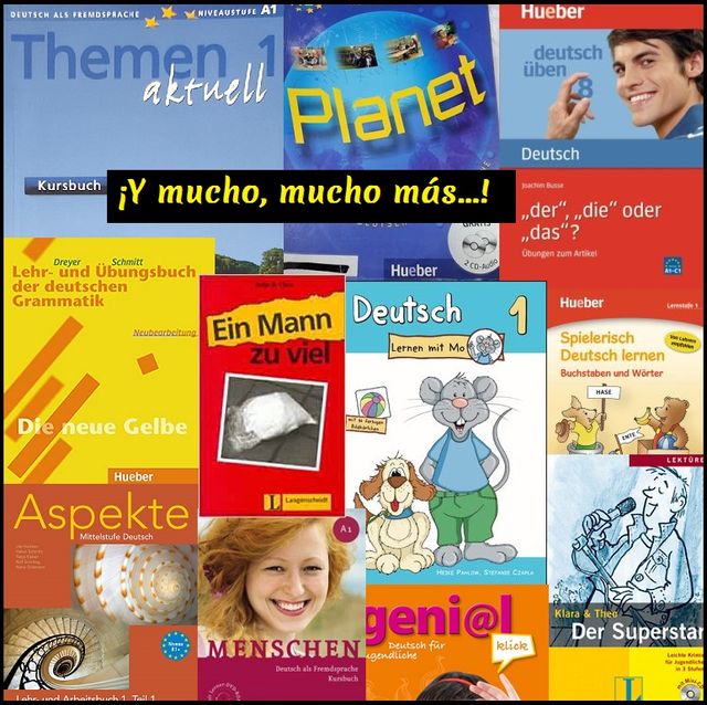Alemán. Libros, cds... Mucho material didáctico