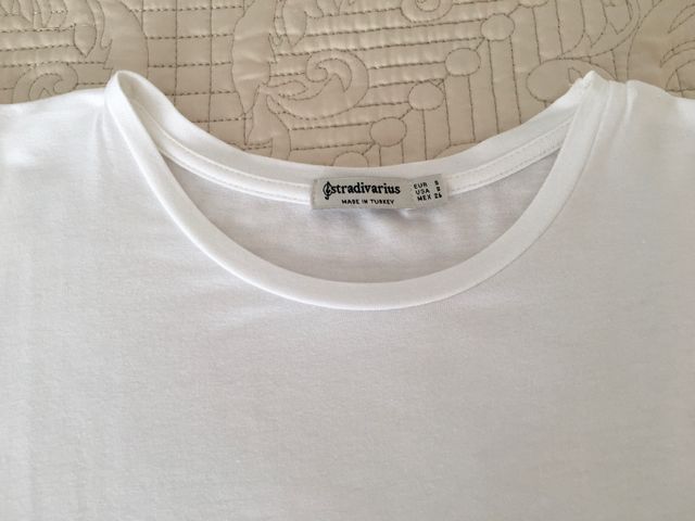 Camiseta peplum Stradivarius Talla S