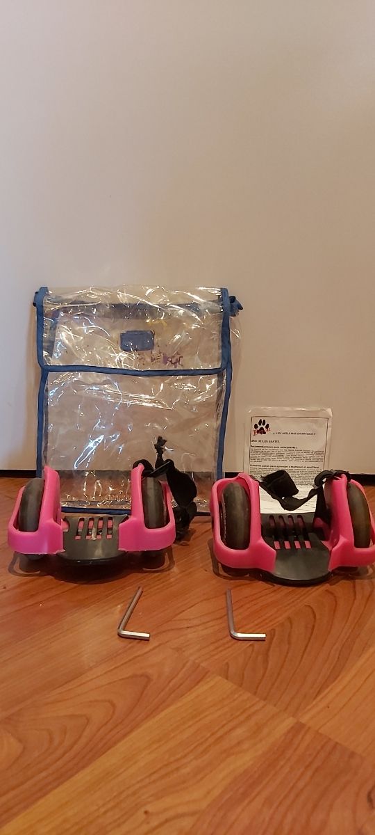 Patines para zapatos niña con luces