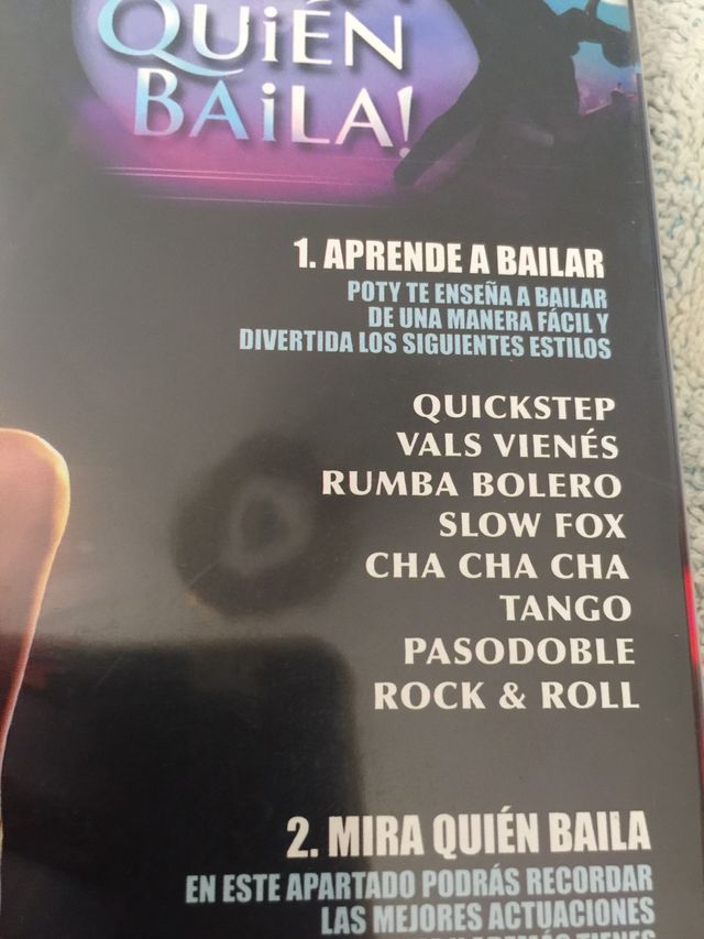 DVD PARA APRENDER TODOS LOS BAILES